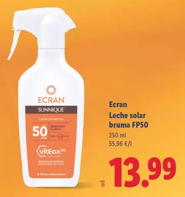 Ecran - Leche Solar Bruma