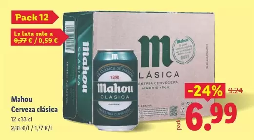 Mahou - Cerveza Clasica