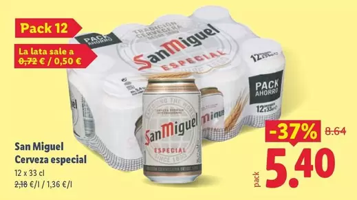San Miguel - Cerveza Especial