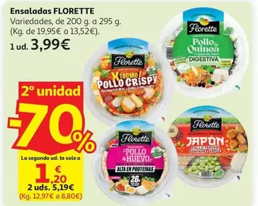 Florette - Ensalada Digestiva Quinoa Queso Cabra 260g