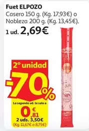 Elpozo - FUET CASERO ELPOZO 150G