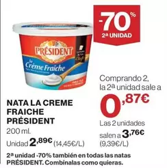 Président - Nata La Creme Fraiche