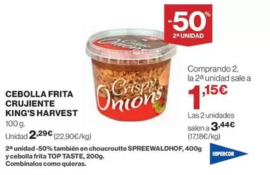Hipercor - Cebolla Frita Crujiente