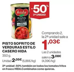 Hida - Pisto Sofrito De Verduras Estilo Casero