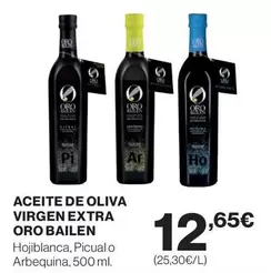 Oro - Aceite De Oliva Virgen Extra
