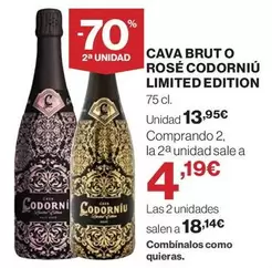 Codorniu - Cava Brut O Rosé Limited Edition
