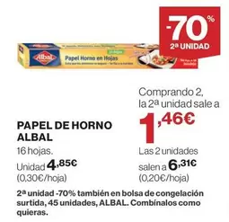 Albal - Papel De Horno