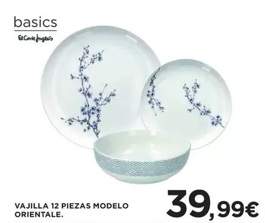 Vajilla 12 Piezas Modelo Orientale
