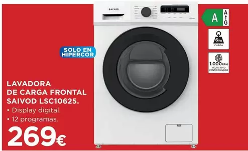 Saivod - Lavadora De Carga Frontal Lsc10625