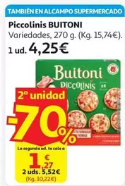 Buitoni - PICCOLINIS CAPRICCIOSA BUITONI 270GR