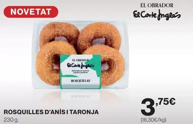 El Corte Inglés - Rosquilles D'anís I Taronja