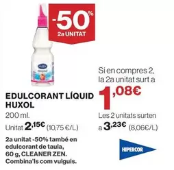 Hipercor - Edulcorant Líquid