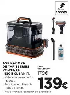 Rowenta - Aspiradora De Tapisseries 