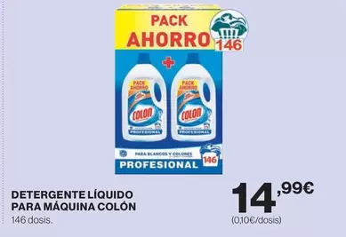 Colon - Detergente Líquido Para Maquina