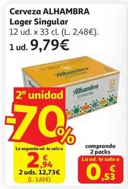 Alhambra - Cerveza Lager Singular