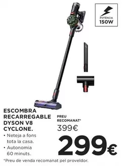 Dyson - Escombra Recarregable V8 Cyclone