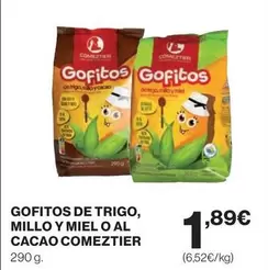Comeztier - Gofitos De Trigo, Millo Y Miel O Al Cacao