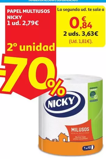 Nicky - Papel Multiusos
