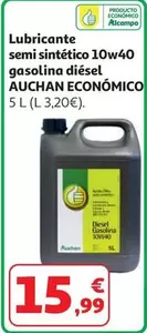 Auchan - LUBRICANTE ESSENTIAL GASOLINA DIESEL 10W40 5L