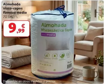 ALMOHADA VISCO-COPOS T70 C/FUNDA STRECH