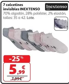 Inextenso - 7 Calcetines Invisibles