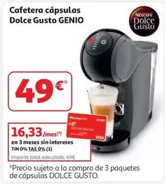 Genio - Cafetera Capsulas Dolce Gusto