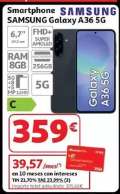 Samsung - SMARTPHONE SAMSUNG GALAXY A36 5G 256GB NEGRO