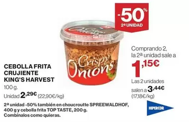 Hipercor - Cebolla Frita Crujiente