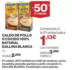 Gallina Blanca - Caldo De Pollo O Cocido 100% Natural