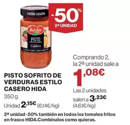 Hida - Pisto Sofrito De Verduras Estilo Casero