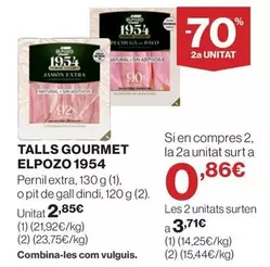 elpozo - Talls Gourmet 1954