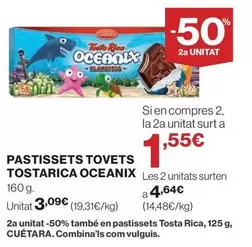 Tosta Rica - Pastissets Tova Tostarica