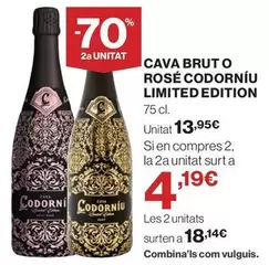 Codorniu - Cava Brut O Rosé Limited Edition