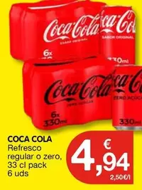 Coca-Cola - Refresco Regular O Zero