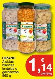 Lozano - Alubias Blancas, Lentejas O Garbanzos