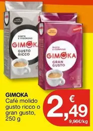 Gimoka - Café Molido Gusto Ricco O Gran Gusto
