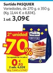 Pasquier - Pan Leche 10 Und. 350 G