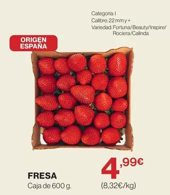 origen - Fresa