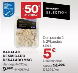 Bacalao Desmigado Desalado Msc