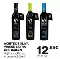 Oro - Aceite De Oliva Virgen Extra