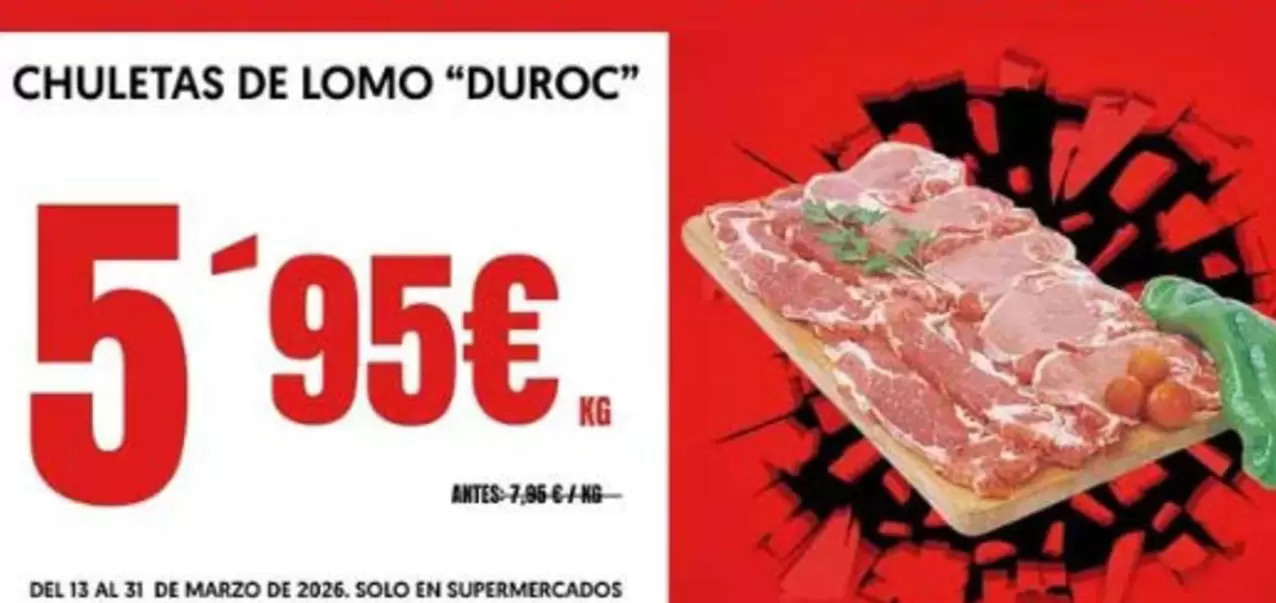 duroc - Chuletas De Lomo ""