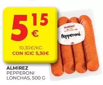 almirez - Pepperoni Lonchas
