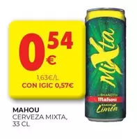Mahou - Cerveza Mixta