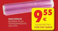 Macopack - Bobina Film Transparente