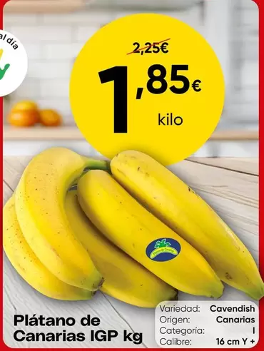 origen - Plátano De Canarias Igp