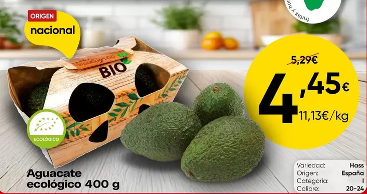 origen - Aguacate Ecológico