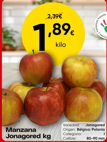 origen - Manzana Jonagored