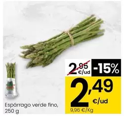Espárrago Verde Fino