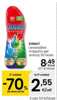 Somat - Lavavajillas Maquina Gel Antical