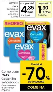 Evax - Compresa Normal Con Alas